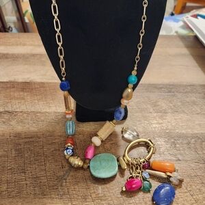 Chico's Multicolor Beaded Necklace *DOES HAVE FLAWS*